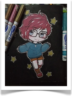 Dibujo realizado por Anthon Saav