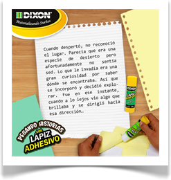 Aquí la historia completa de "Pegando Historias con Lápiz Adhesivo Dixon"