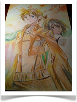 Dibujo realizado por Stephanie Bello