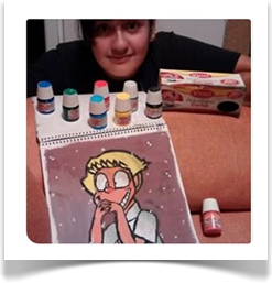 Dibujo realizado por Angel Mar